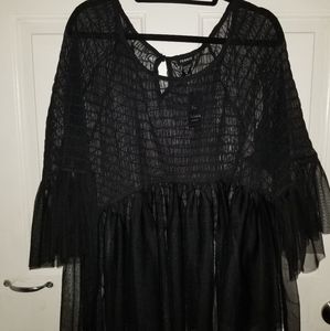 Torrid Size 3 Black Blouse